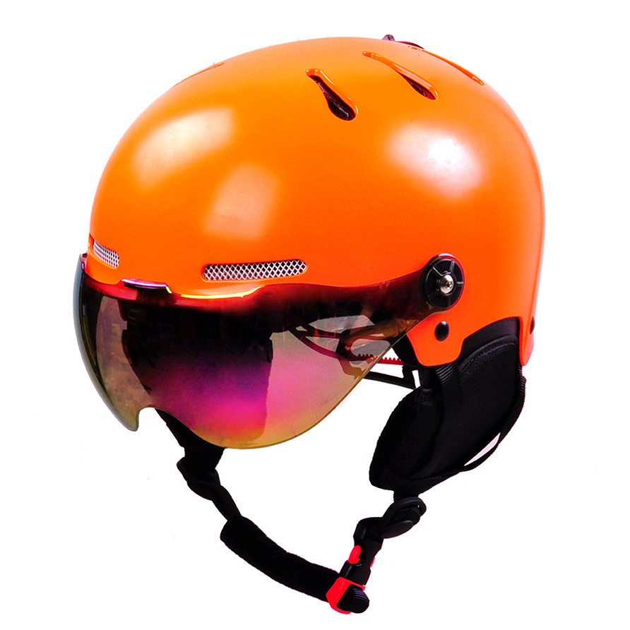 Ski Snowboard Visor Open Close Ventilation System Helmets