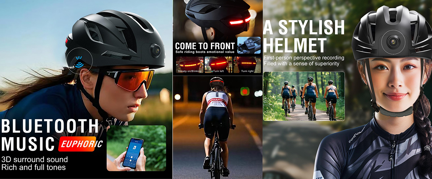 NEW!  RAW3 Smart Helmet Action Camera: Style, Safety