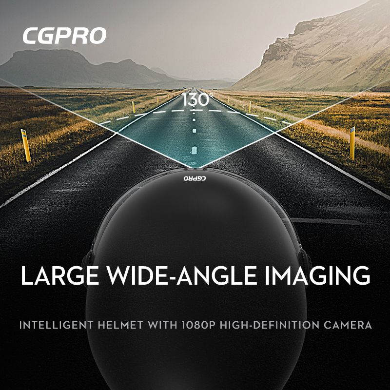 Intelligent Smart Bike Helmet with Camera LED RAW2