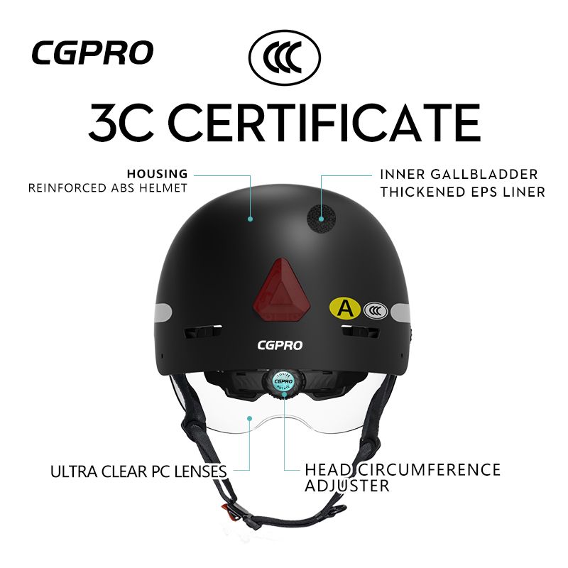Intelligent Smart Bike Helmet with Camera LED RAW2