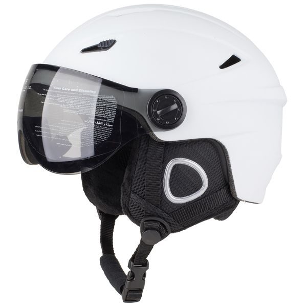 Ski Snow Helmet with Magnetic Goggles Buckle