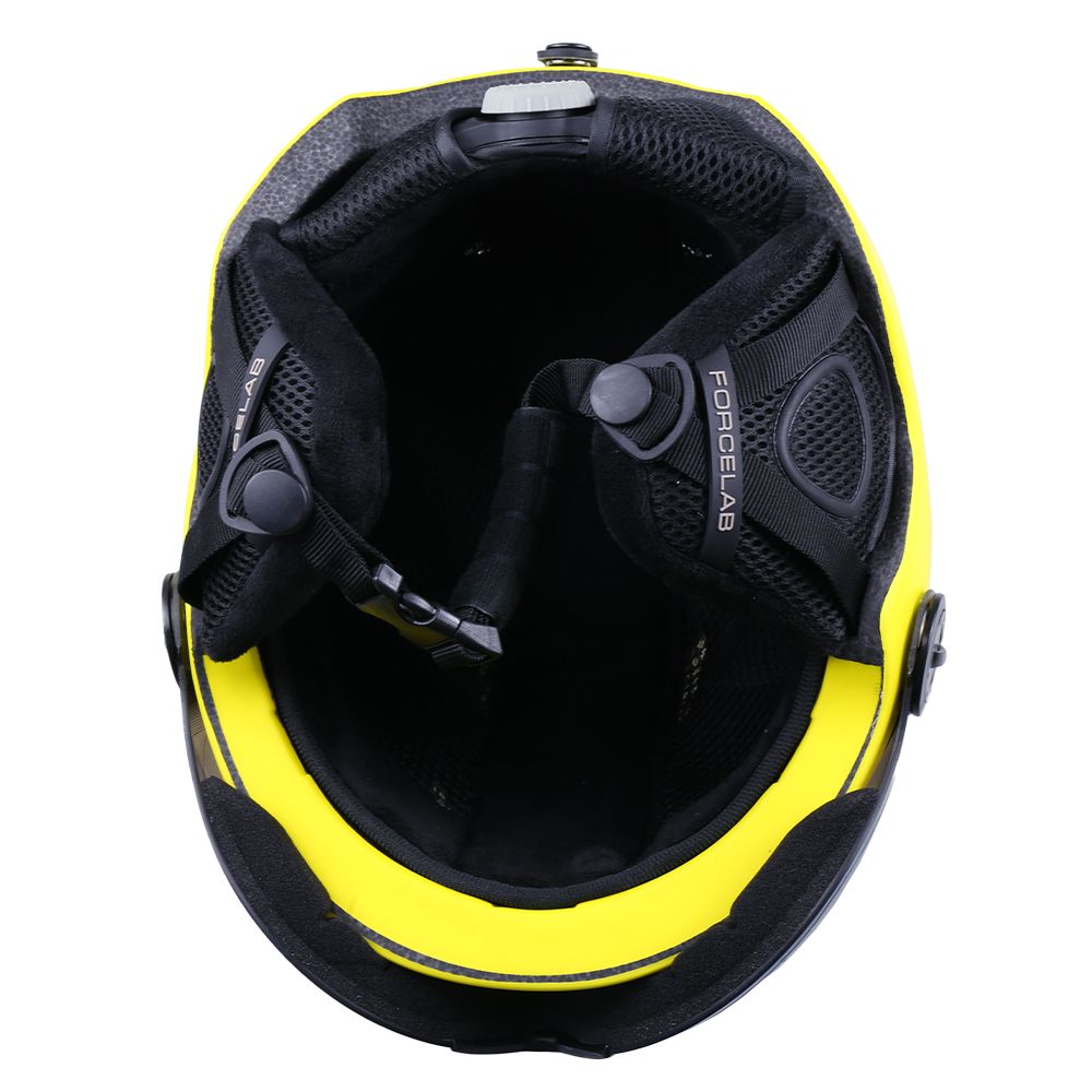 Ski Snow Helmet with Magnetic Goggles Buckle