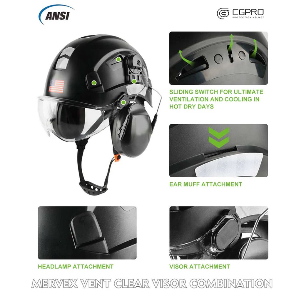 CE EN12492 tree climbing safety helmet