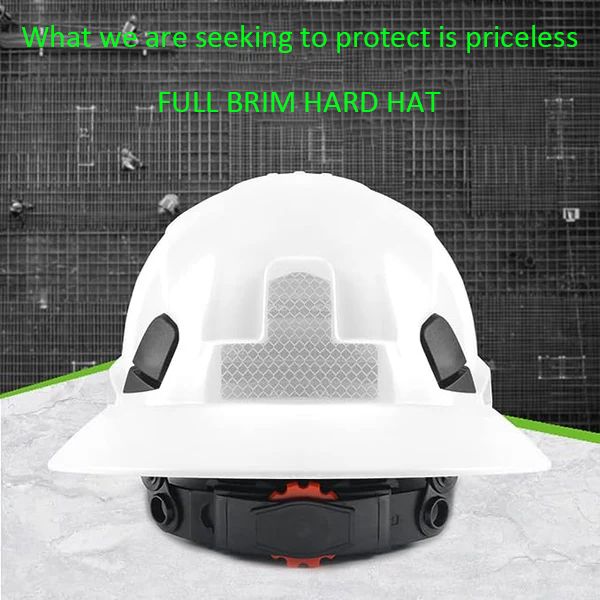 Construction hard hat MSA Full Brim Safety Helmet
