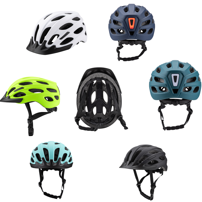 What are the characteristics of cycling helmets