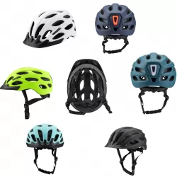 What are the characteristics of cycling helmets