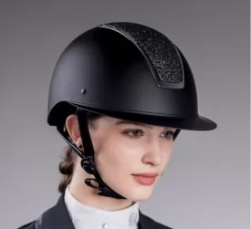 What are the characteristics of equestrian helmets