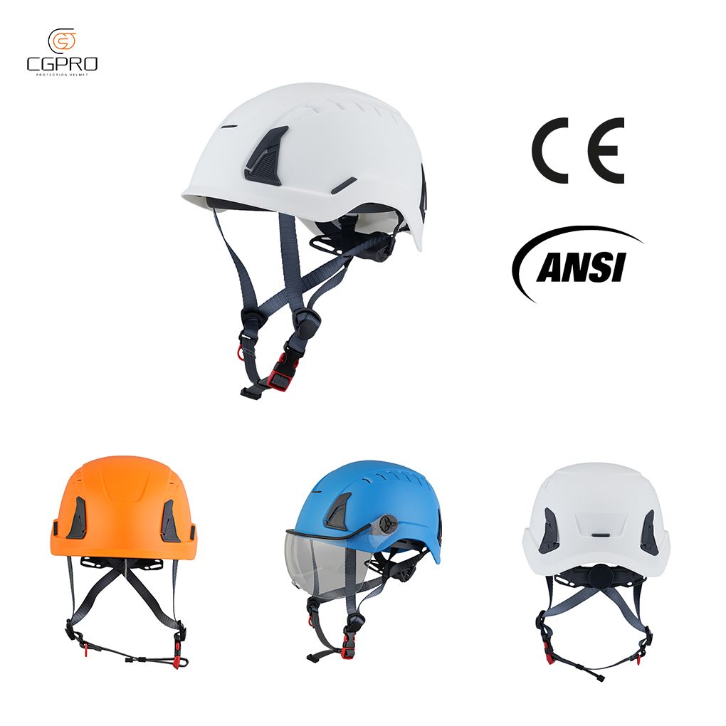Professional industrial climbing helmet