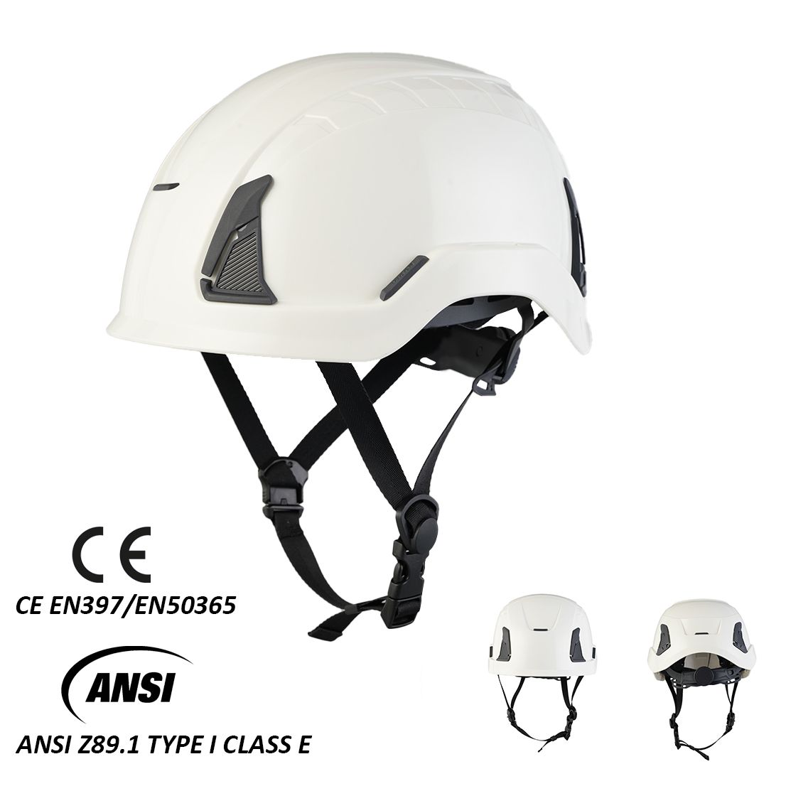 En397 En50365 Certified Construction Safety Helmet PPE Industrial Head Protection
