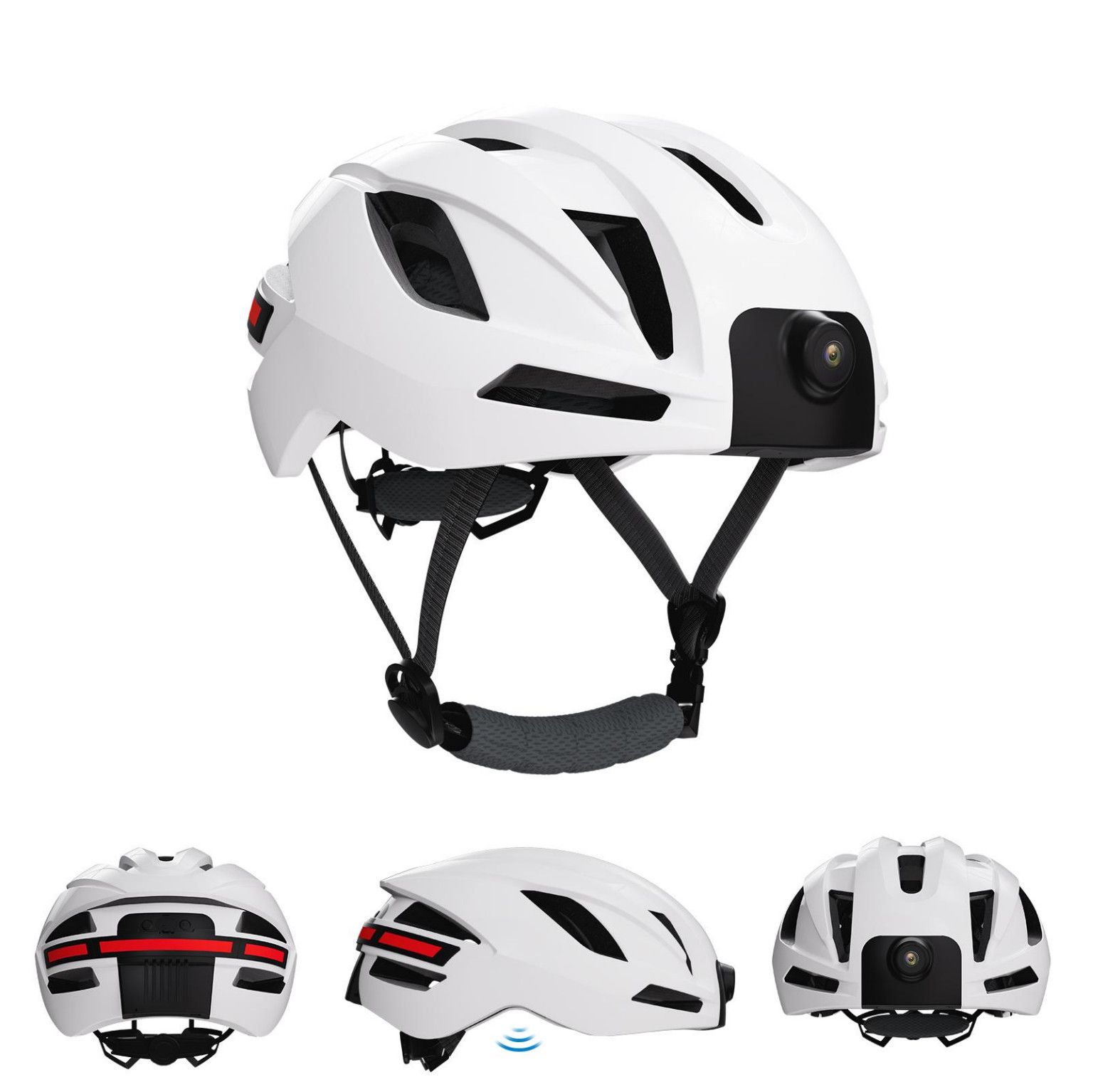 EN1078 Camera GPS Smart bicycle helmet RAW3