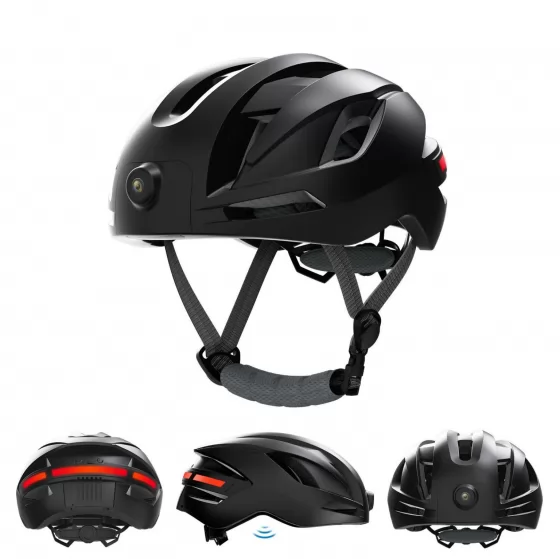 Smart bike helmet bicycle helmet with integrated Camera GPS bluetooth remote signals