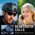 Smart bike helmet bicycle helmet with integrated Camera GPS bluetooth remote signals