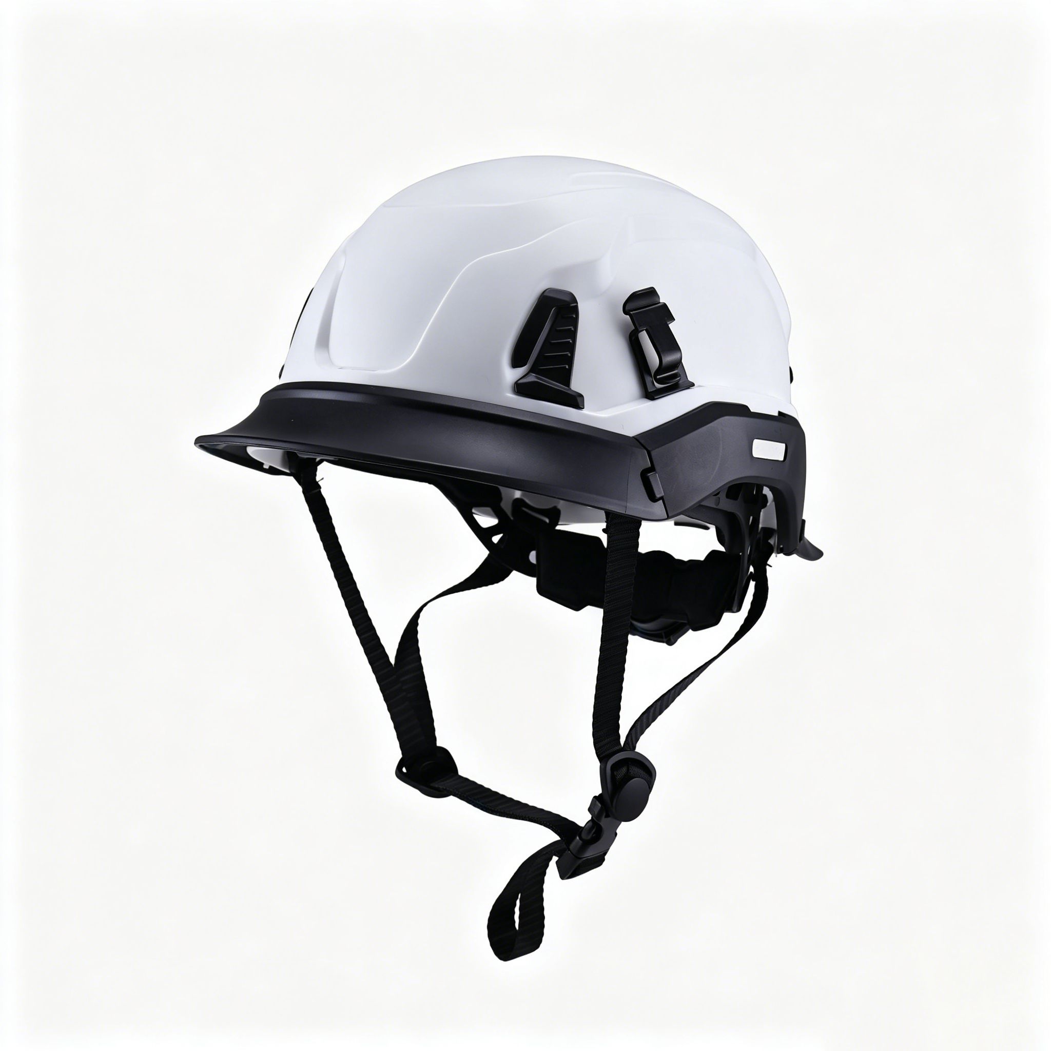 Modular Safety Helmet with Detachable Brim & Accessory Mount System
