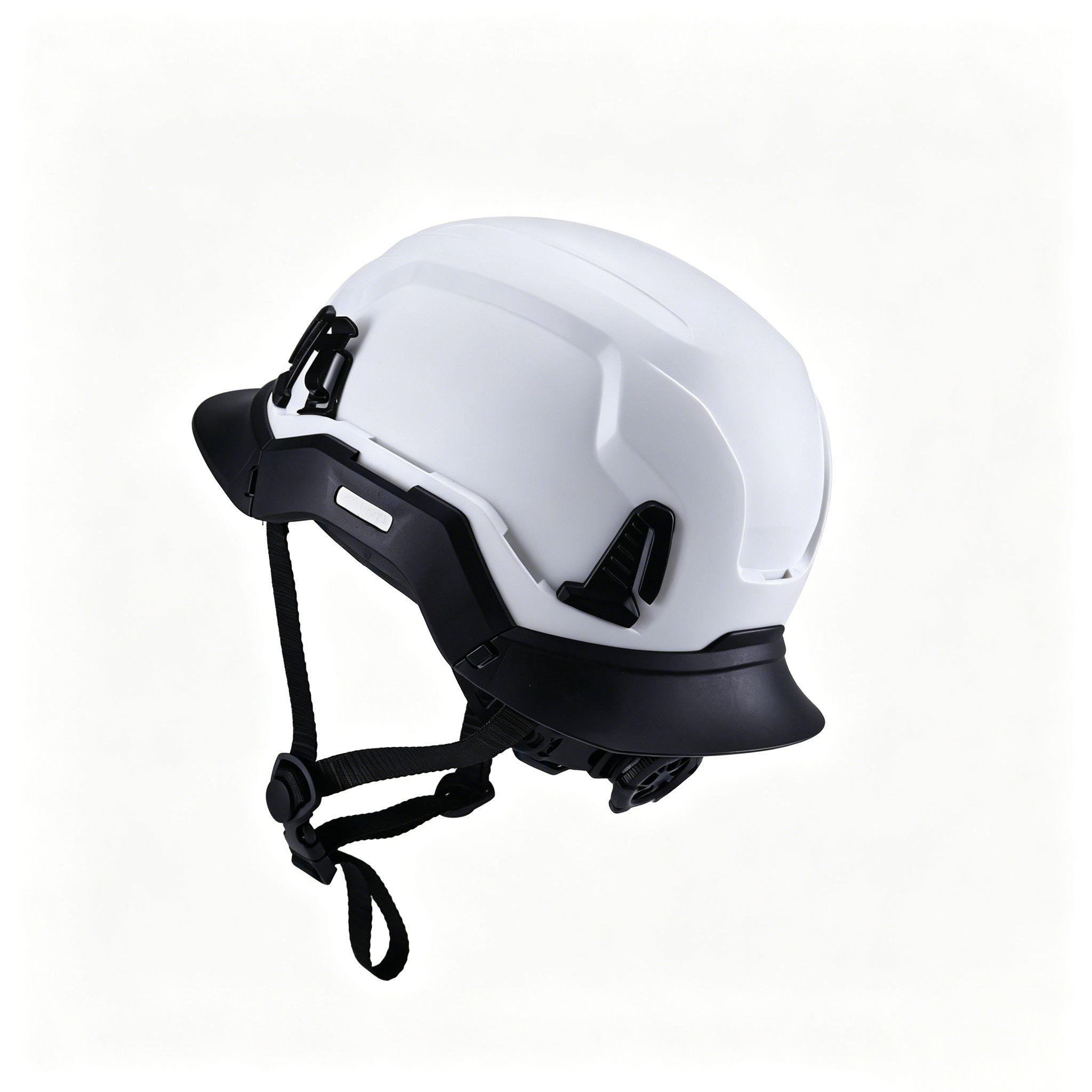 Modular Safety Helmet with Detachable Brim & Accessory Mount System
