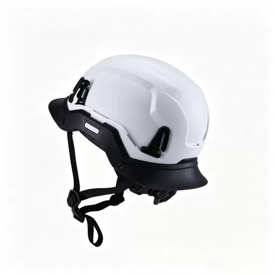 Modular Safety Helmet with Detachable Brim & Accessory Mount System